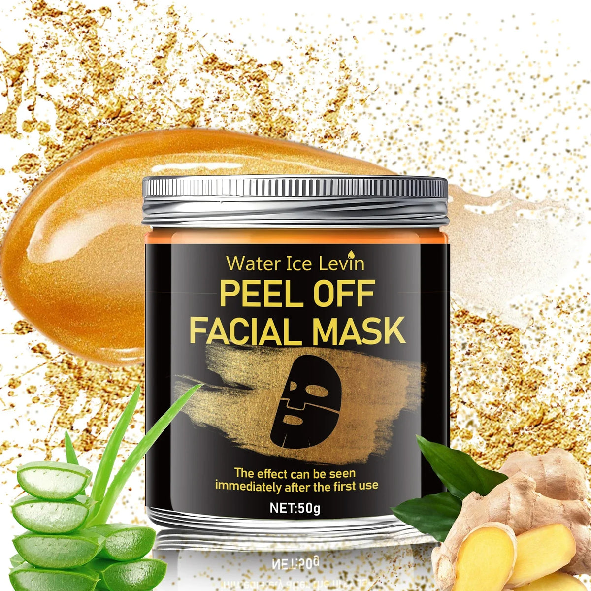 Turmeric Vitamin C Retinol Gel Peel Mask – Hydrating Face Mask