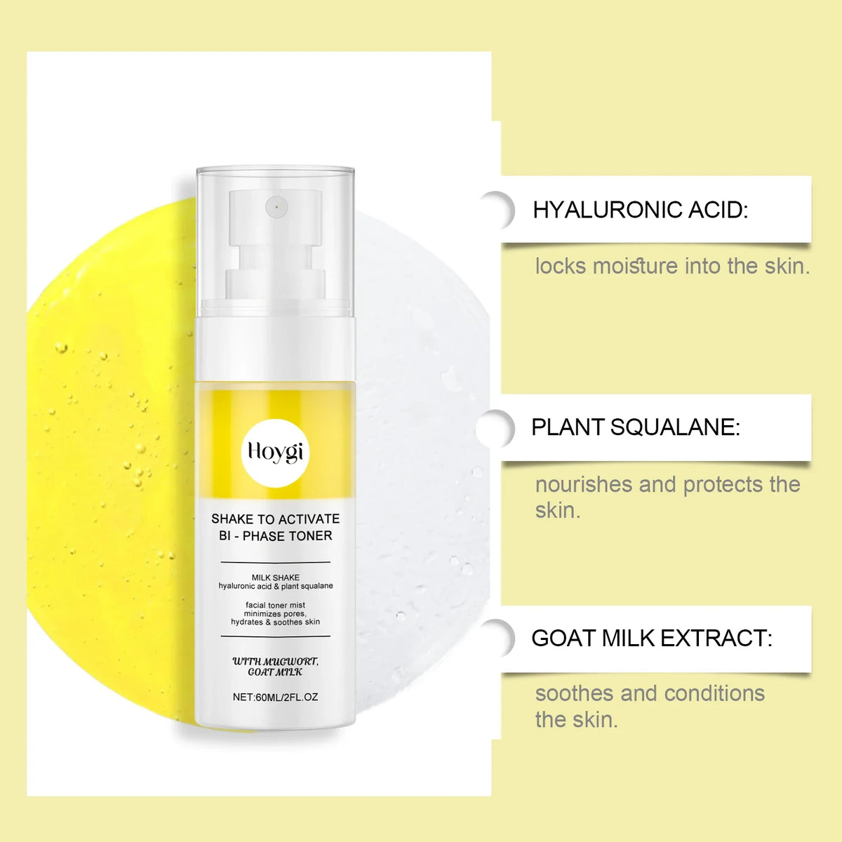 Hoygi Hyaluronic Acid Face Mist – Hydrate, Brighten & Soothe
