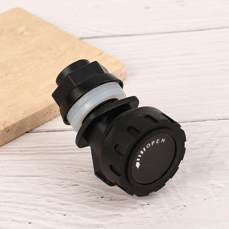 Black Faucet Knob Bubble Wine Bottle Spout Plastic Suitable Drinking