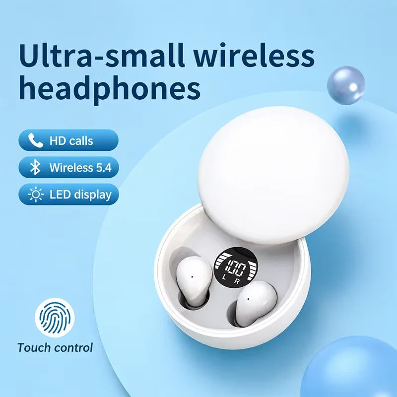 SK26 Bluetooth 5.4 Wireless Earbuds – Sleep & Sport TWS