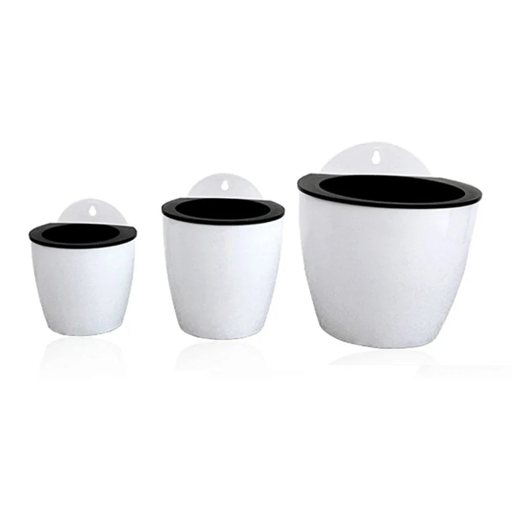 Wallmounted Flower Pot Innovative Design Green Dill Pattern Suitable