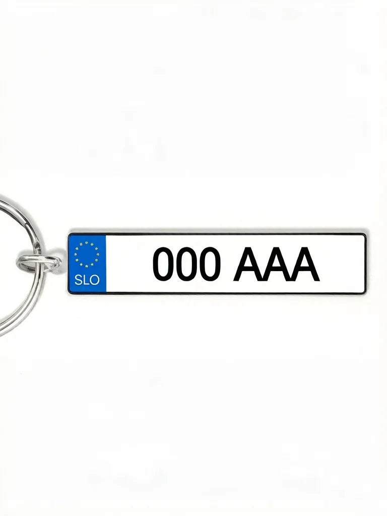 Custom License Plate Keychain | Personalized Name & Number