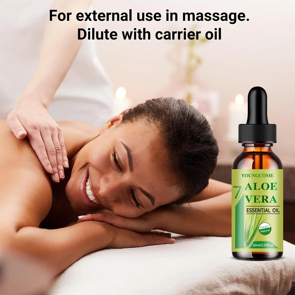 Organic Aloe Vera Oil – Hydrating Skin & Hair Nourishing Oil