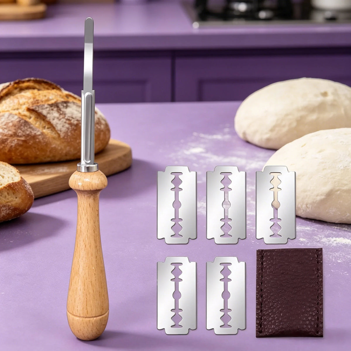 Bread Lame – Stainless Steel Dough Scoring Tool for Bakers