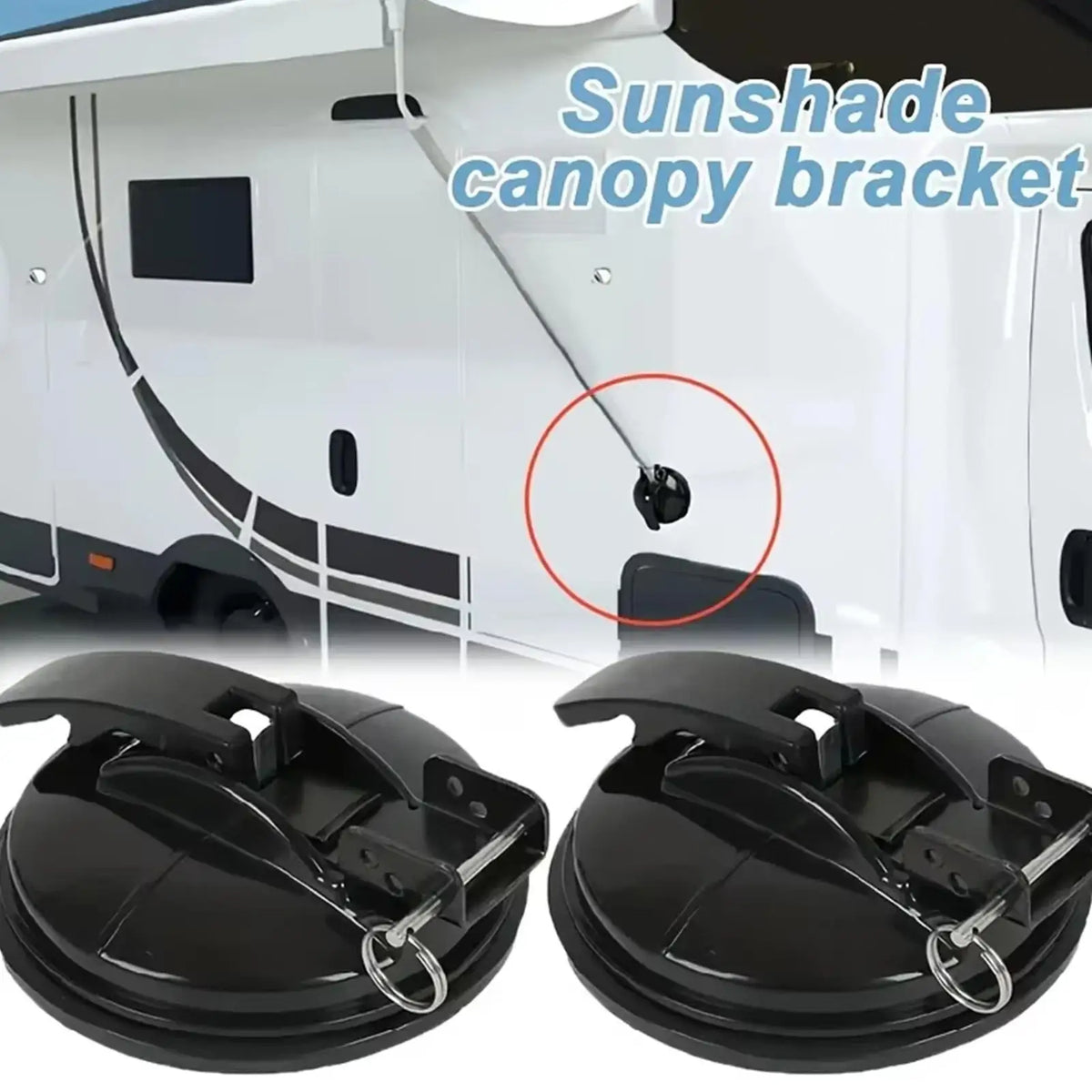 Heavy Duty RV Suction Cups – Canopy & Awning Clip for Campers