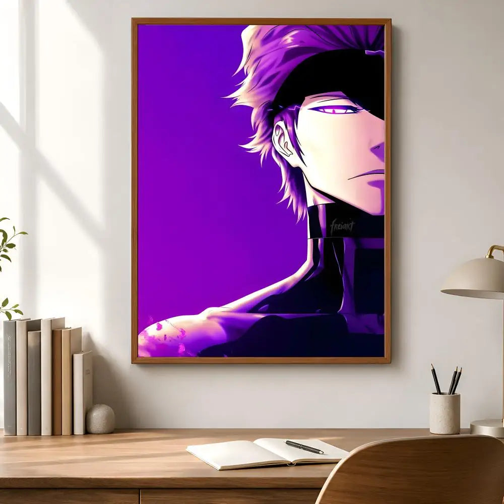 Sosuke Aizen Anime Poster – HD Self-Adhesive Waterproof Wall Art