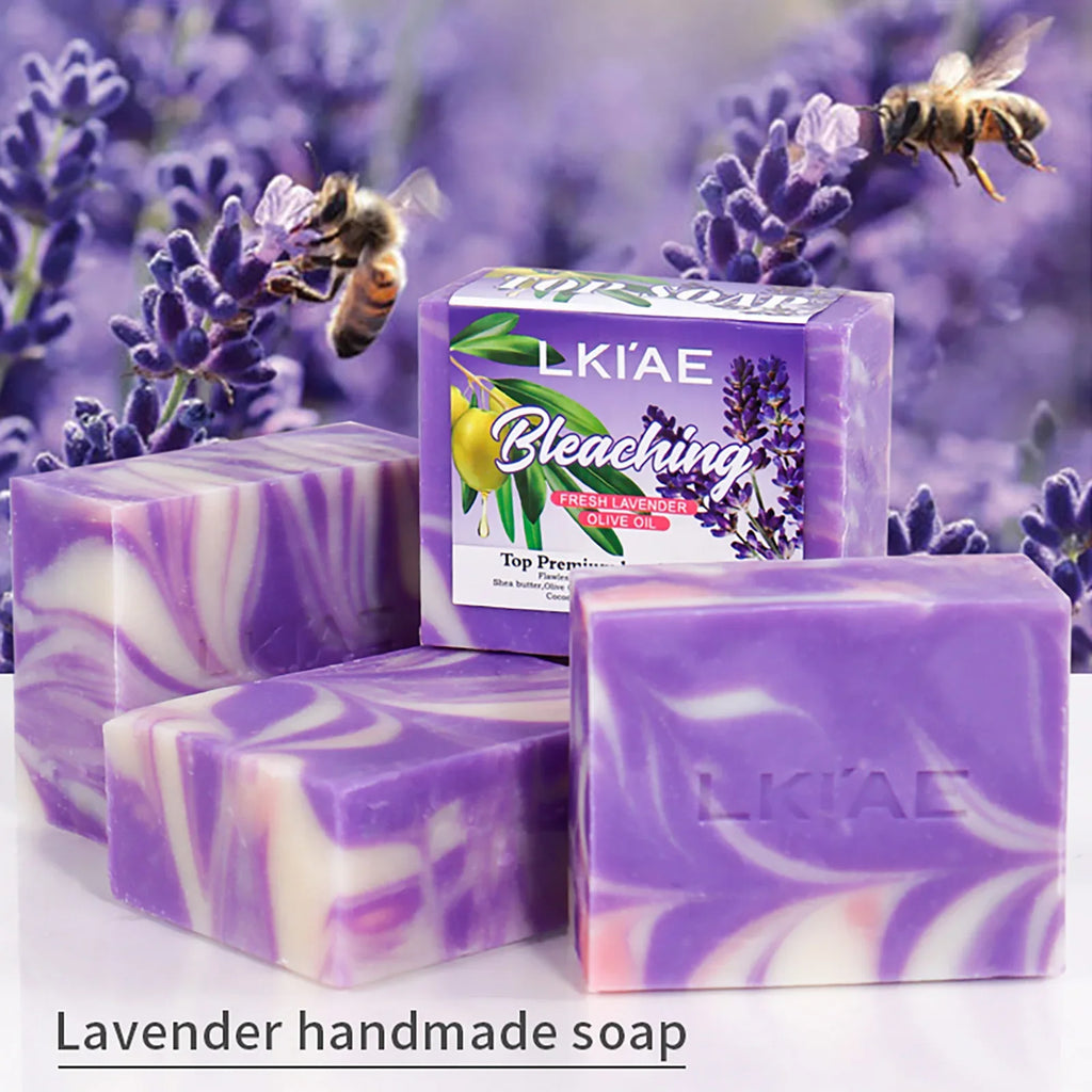 AILKE Lavender Brightening Soap Bar | Niacinamide & Glutathione 150g