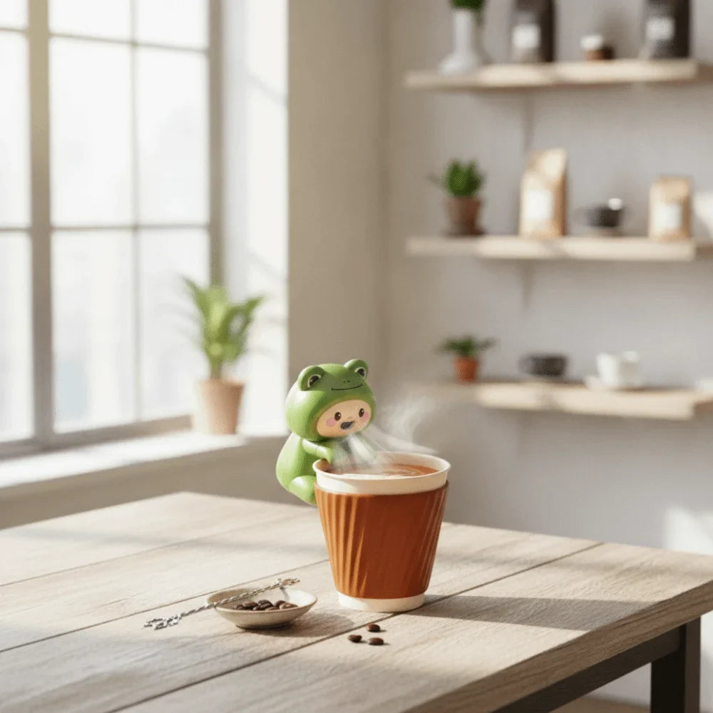 Cartoon Frog USB Food Cooling Fan – Portable Baby Food Fan