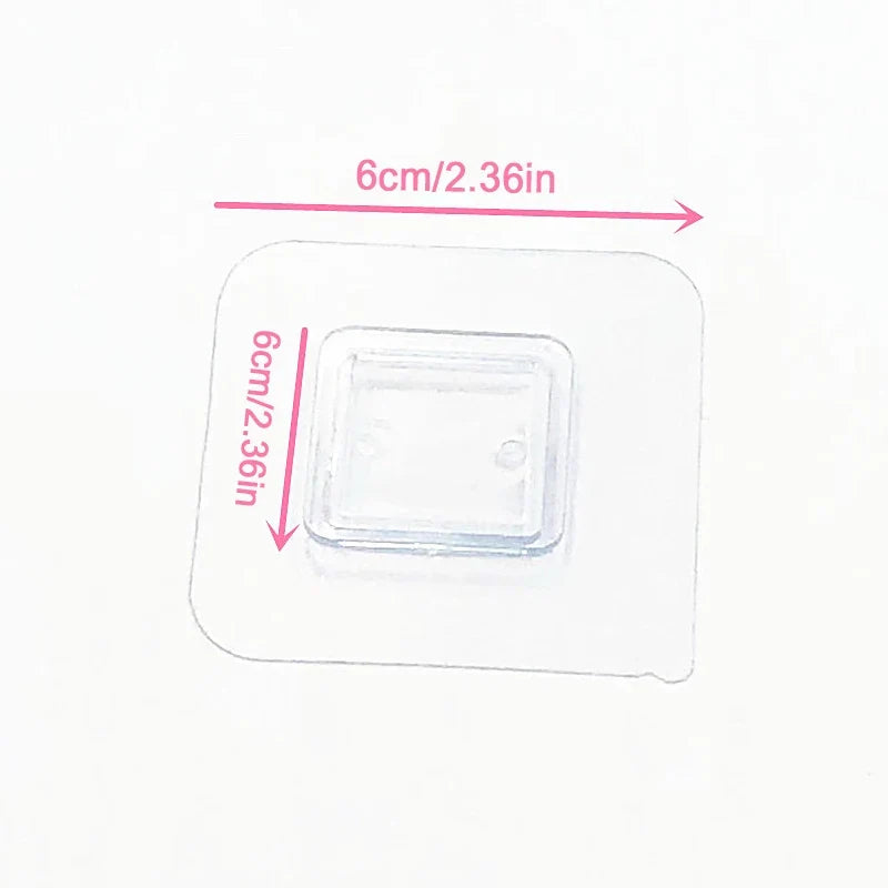 Transparent Adhesive Wall Hook – No-Drill Strong Sticky Hook