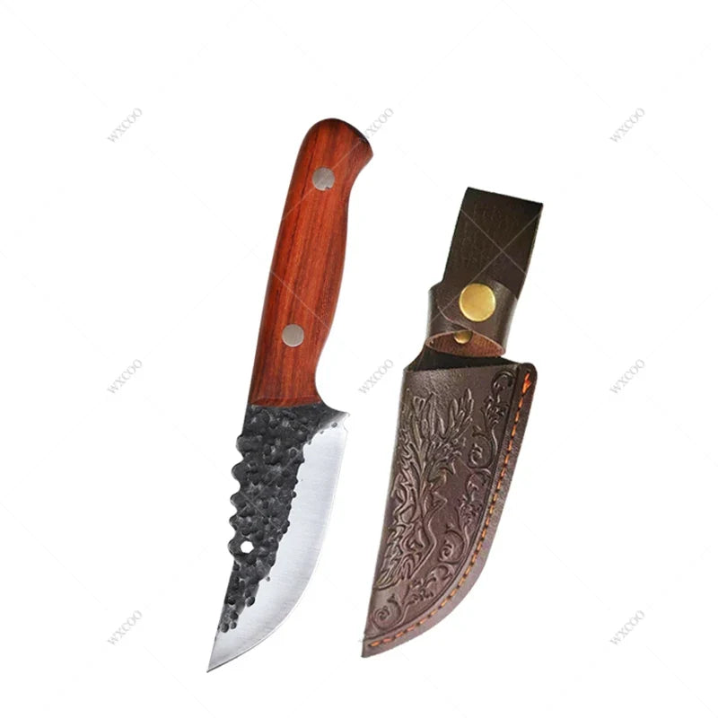 Forged Stainless Steel Chef & Boning Knife – Meat Cleaver