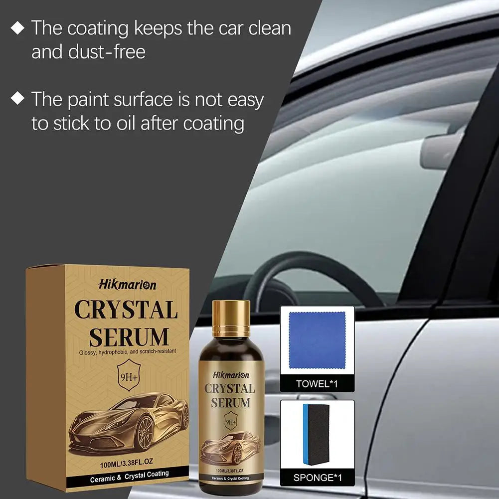 9H+ Car Ceramic Coating 100ml Nano Crystal Hydrophobic Serum
