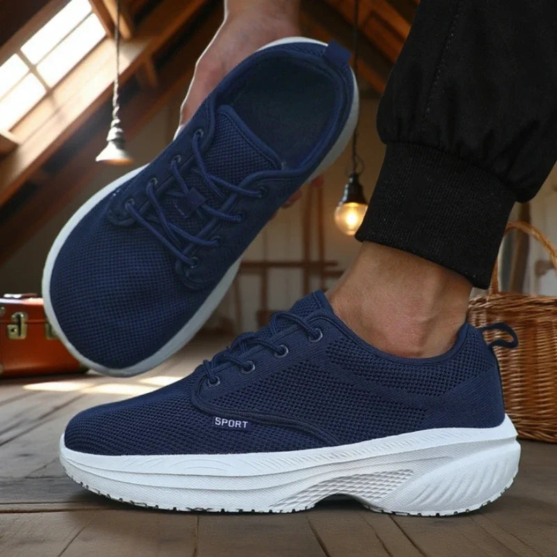 ZULIWAGN Wide Fit Breathable Running Sneakers | Soft Sole