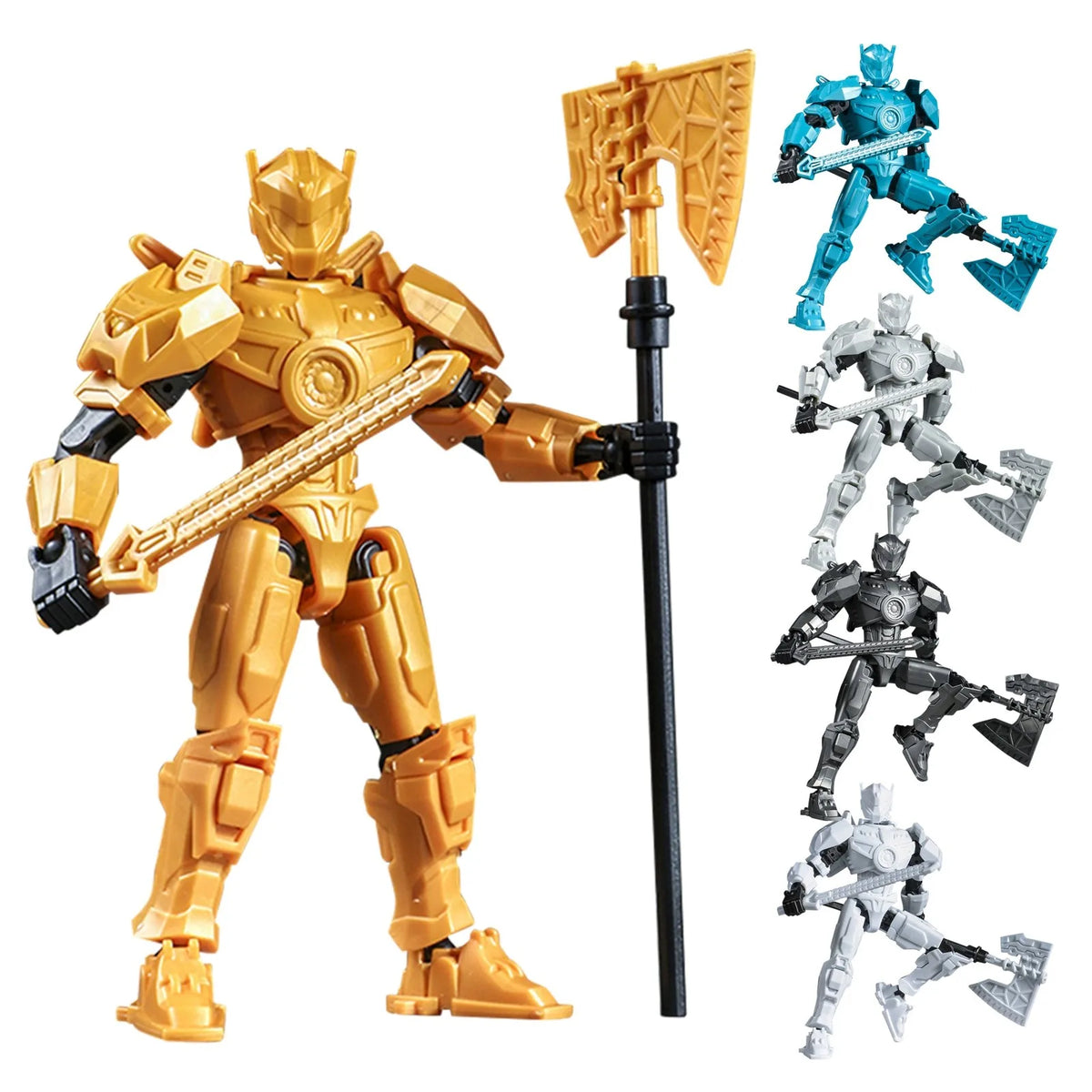 T13 MechWarrior 3D Printed Action Figure | Multi-Joint Robot