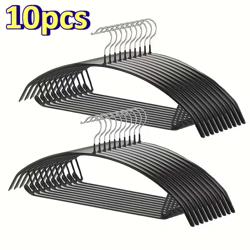 Non-slip Hangers Anti-shoulder Bump Arc Design Clothes Hanger Laundry