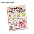 How Draw Patterns Easy Fun Guide Detailed Steps Students Cartoon