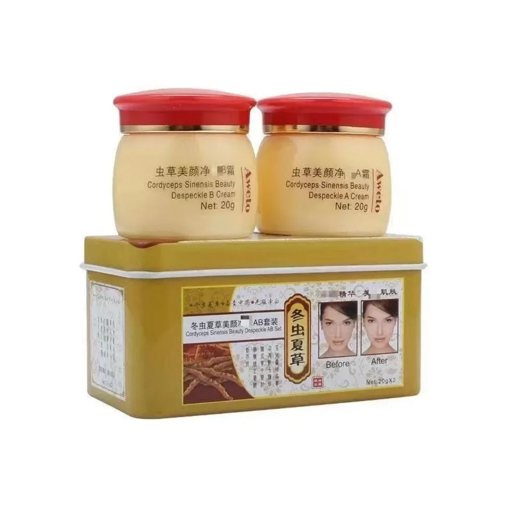 Aweto Whitening Day & Night Cream Set | Dark Spot Brightening