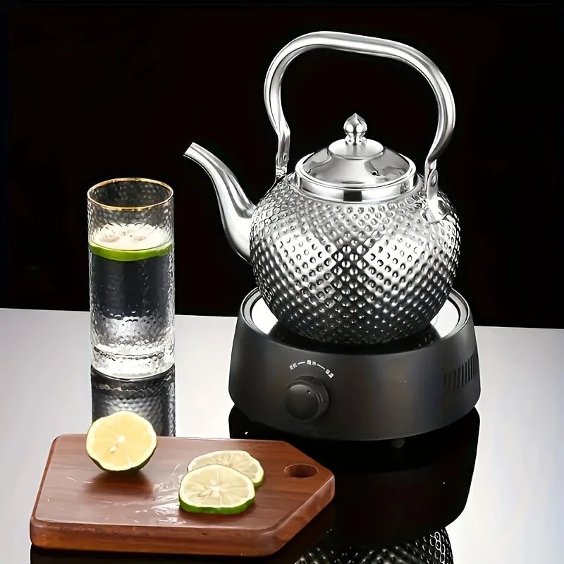 KEMORELA Stainless Steel Tea Kettle with Filter | 1.2–2L