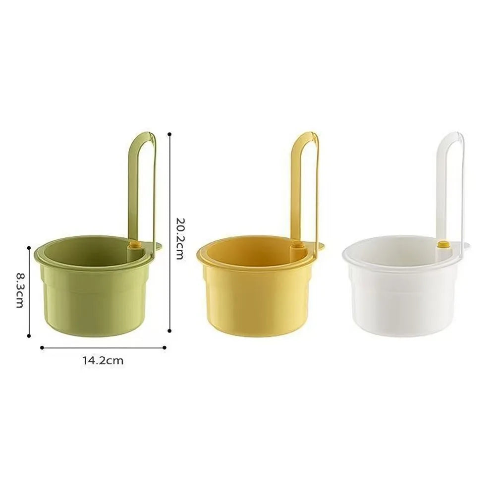Sink Hanging Strainer Basket – Snap-On Faucet Drain Organizer