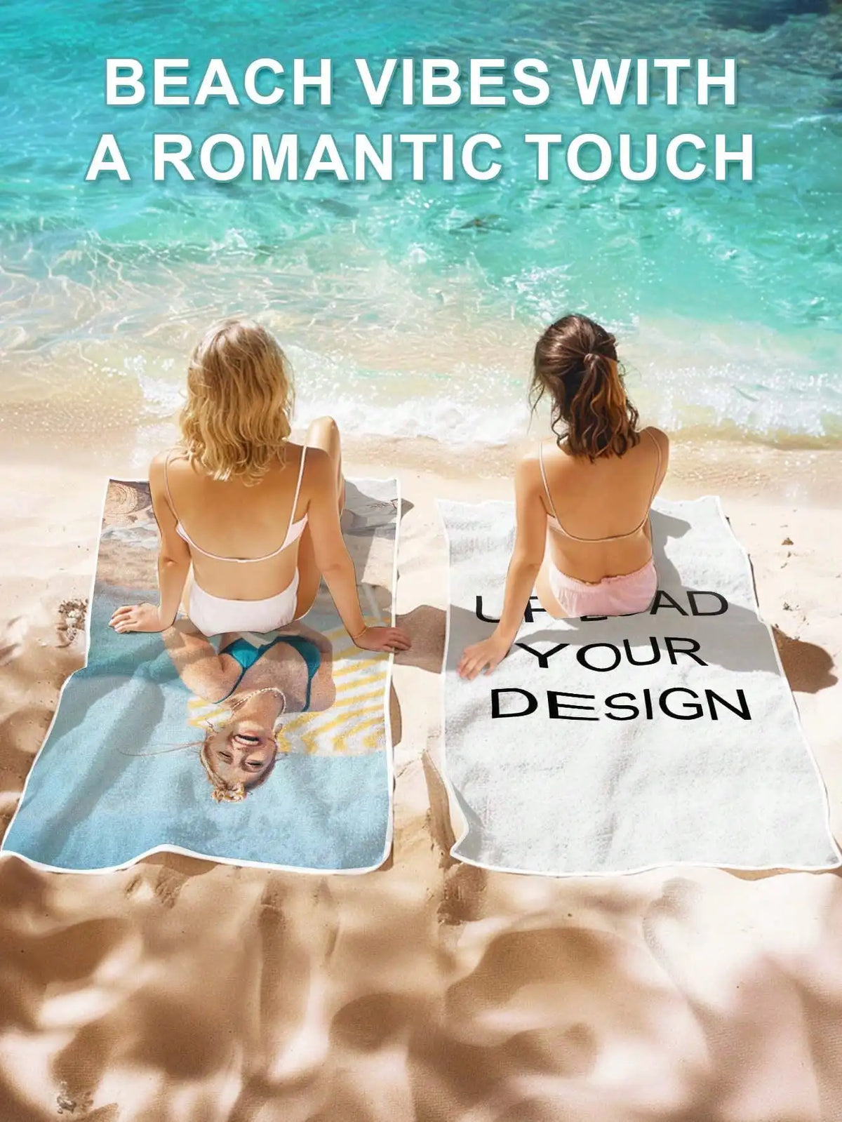 Custom Photo Beach Towel – Personalized Quick-Dry Gift