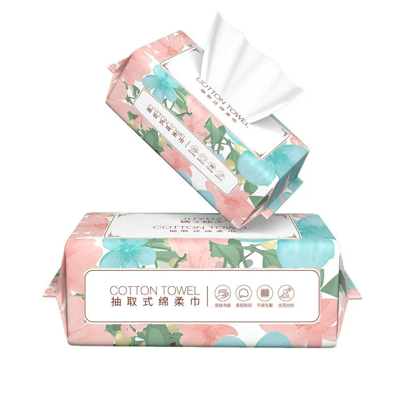 Disposable Facial Towel Wipes – Makeup Remover, Dry & Wet Use
