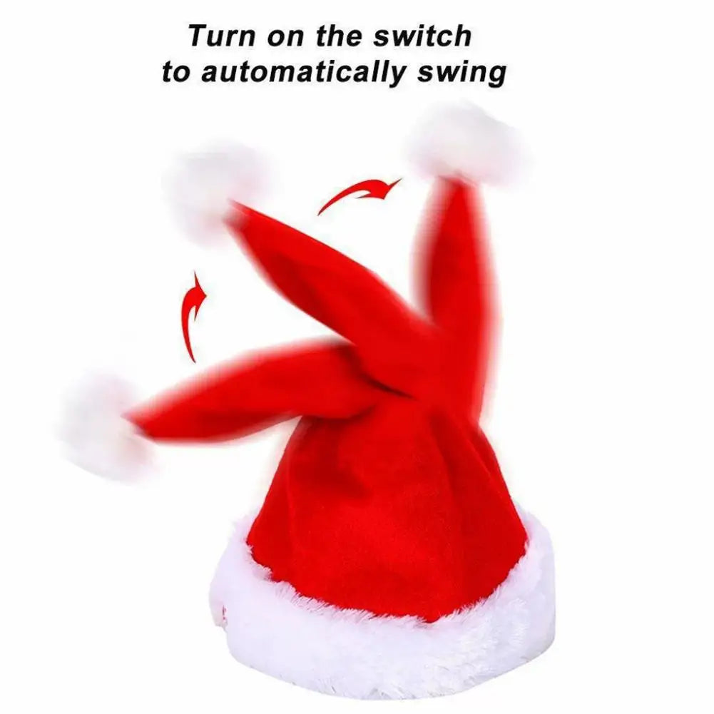 Electric Singing Dancing Santa Hat – Music Christmas Party Hat