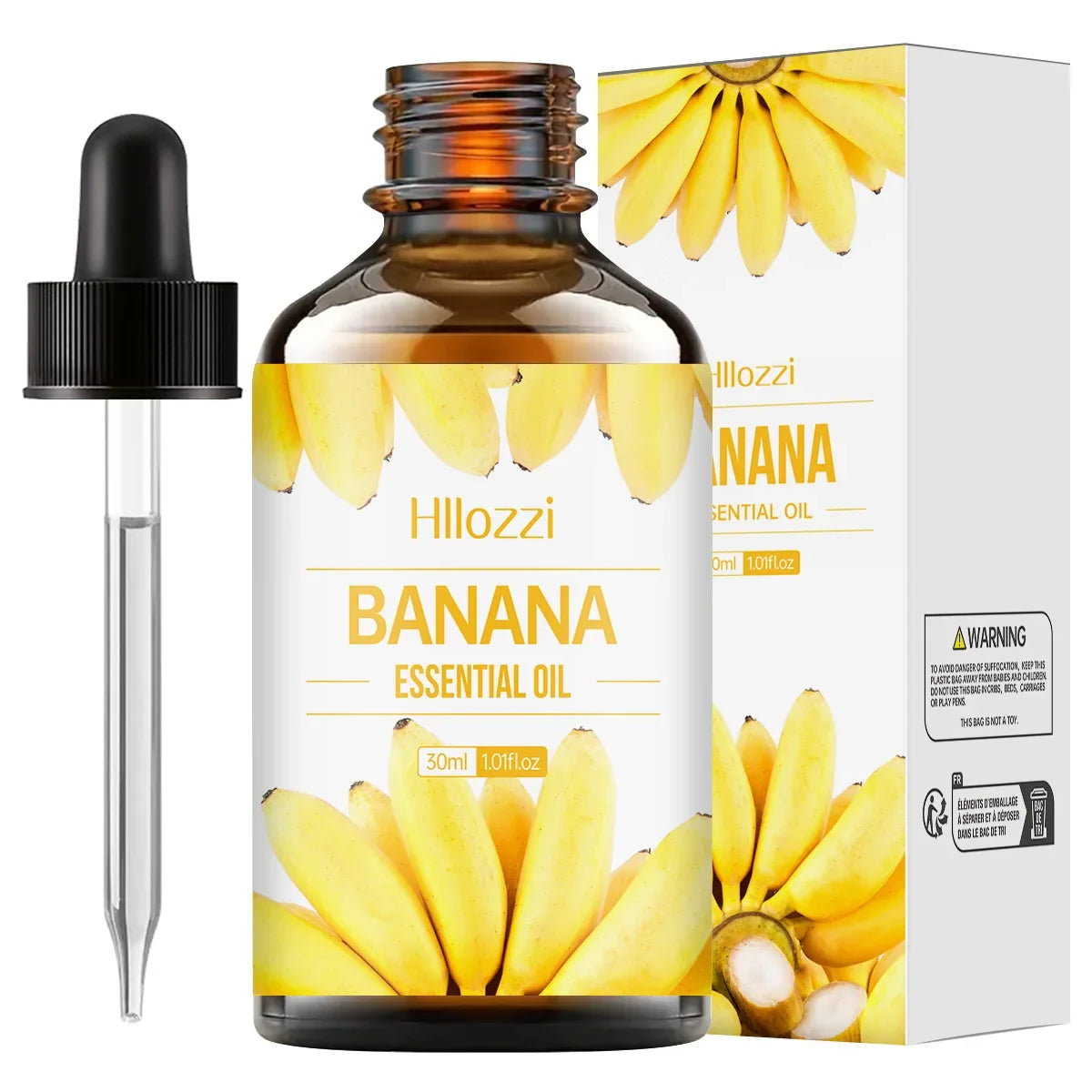 Hllozzi Banana Essential Oil 30ml – Skin, Hair & Aromatherapy