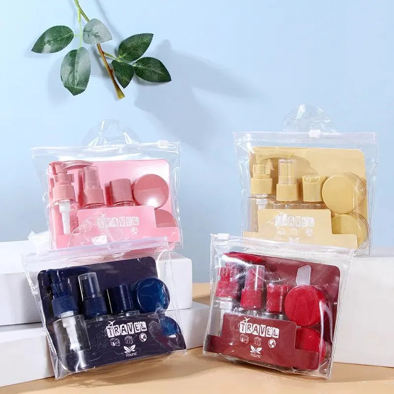 Travel Bottles Leak Proof Portable Toiletry Containers Clear Cosmetic