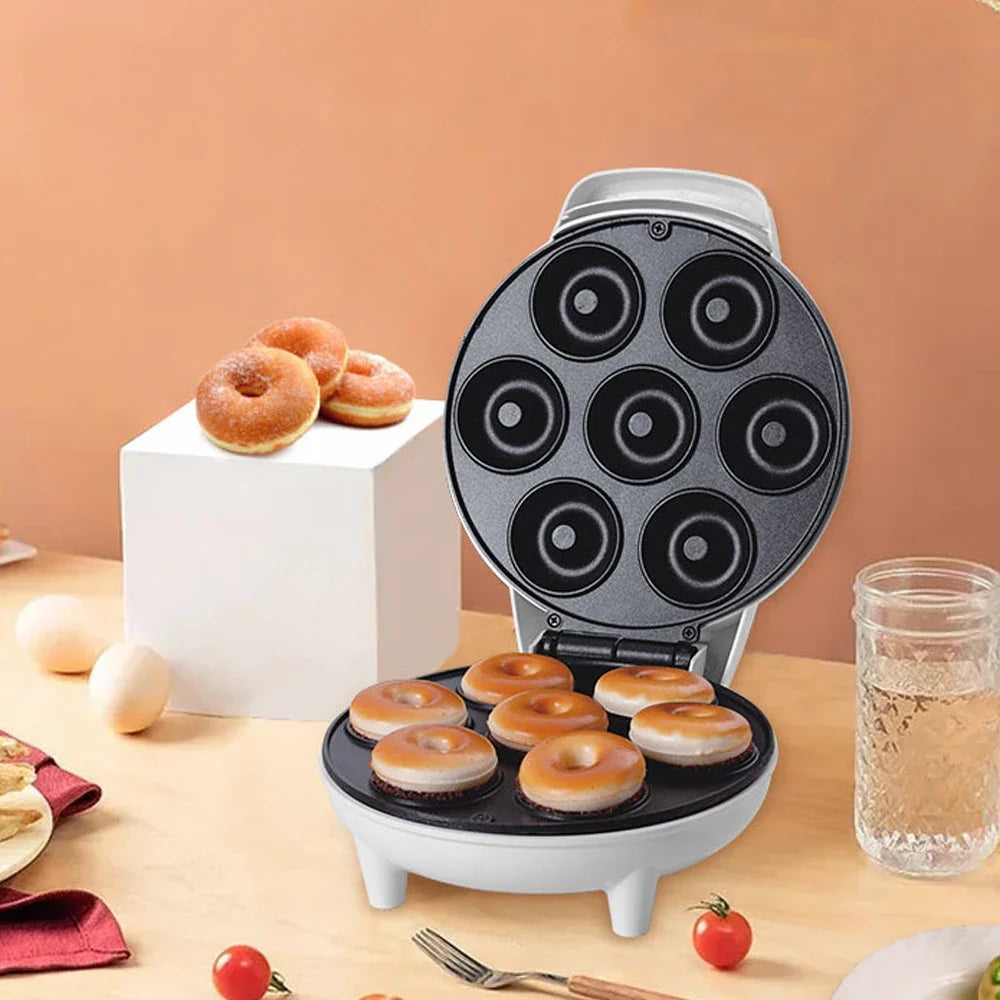 BALASHOV 7-Hole Mini Donut Maker – Non-Stick Doughnut Machine