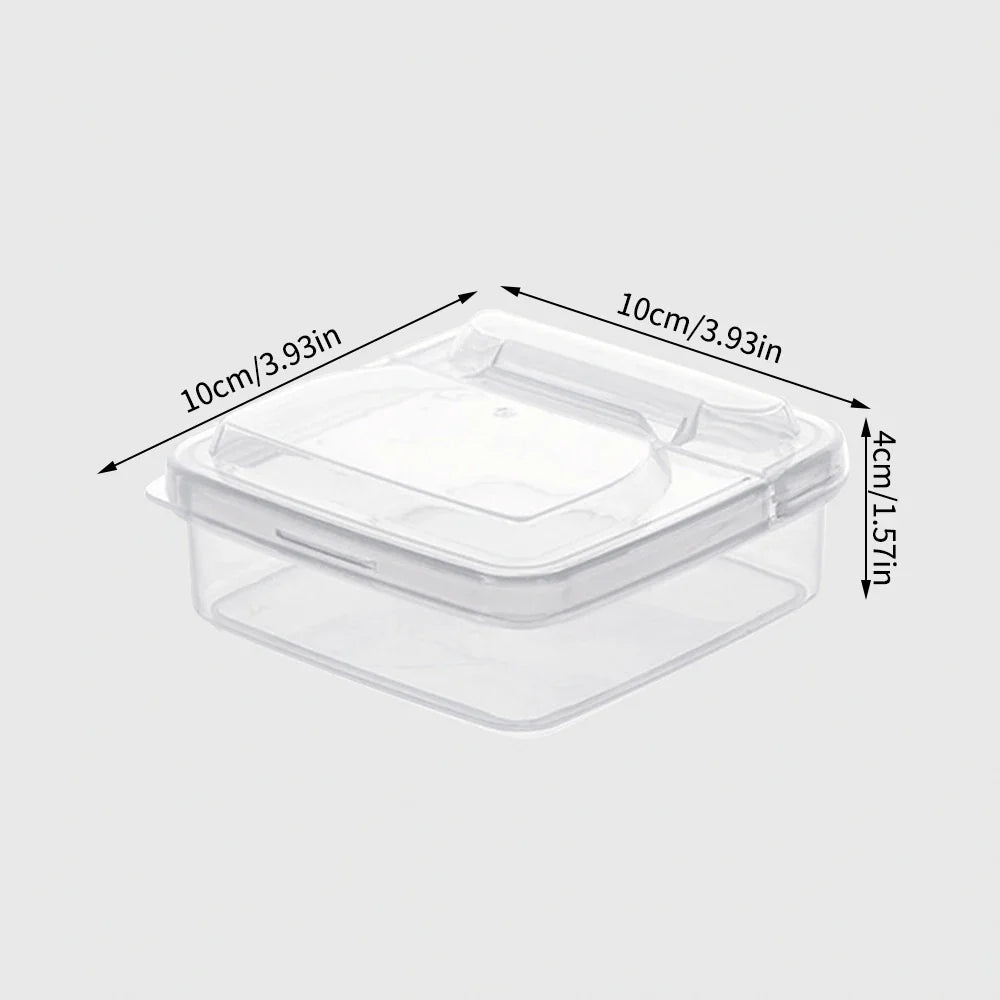 Transparent Flip Storage Box – PP Plastic for Jewelry & Beads