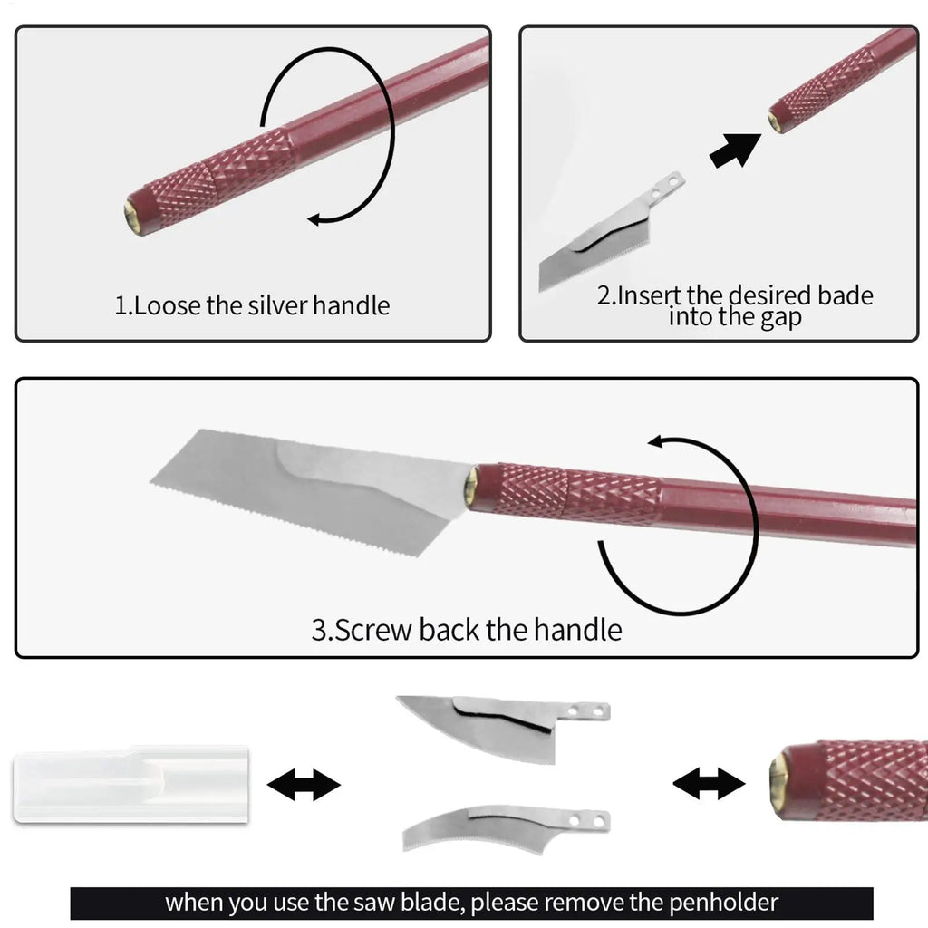 Model Craft Hand Saw Kit – 4 Cutters for DIY Hobby Modeling