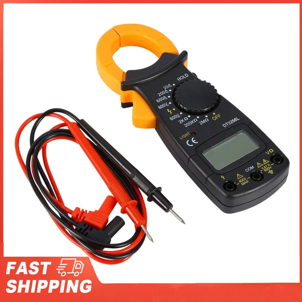 DT- Digital Amper Clamp Meter Multimeter Current Pincers Voltmeter