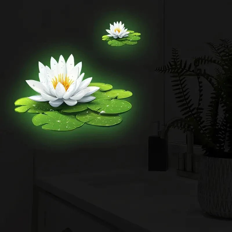 Glow In The Dark Toilet Sticker – Lotus Bathroom Decal