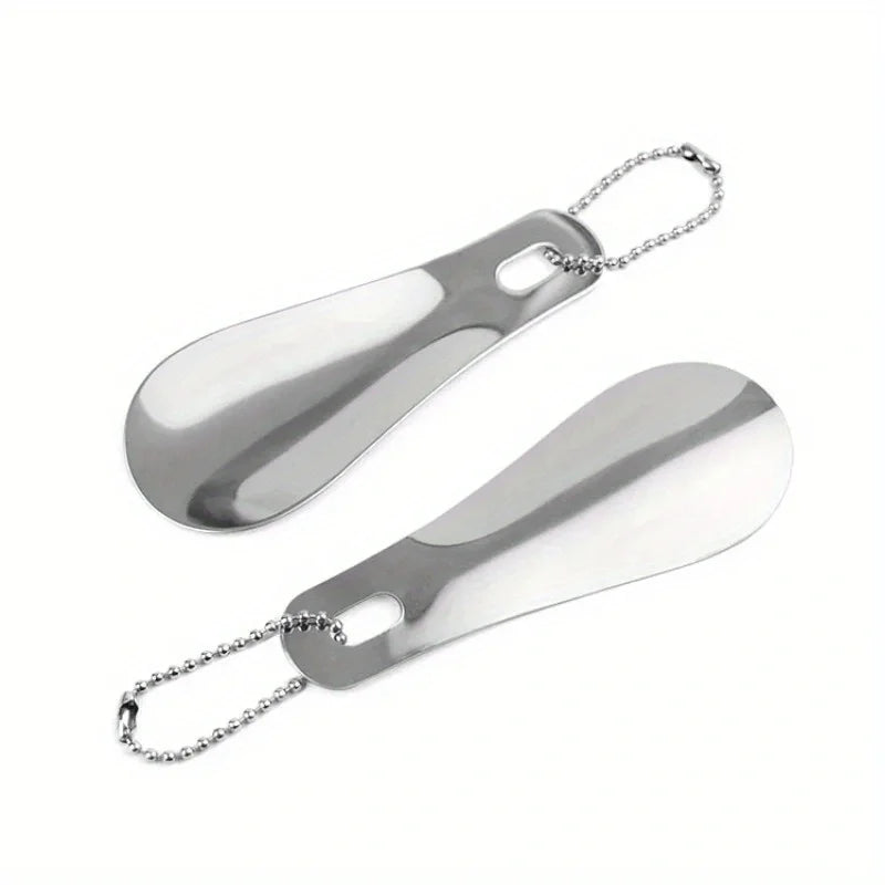 Stainless Steel Shoehorn – Portable Metal Shoe Horn for Travel