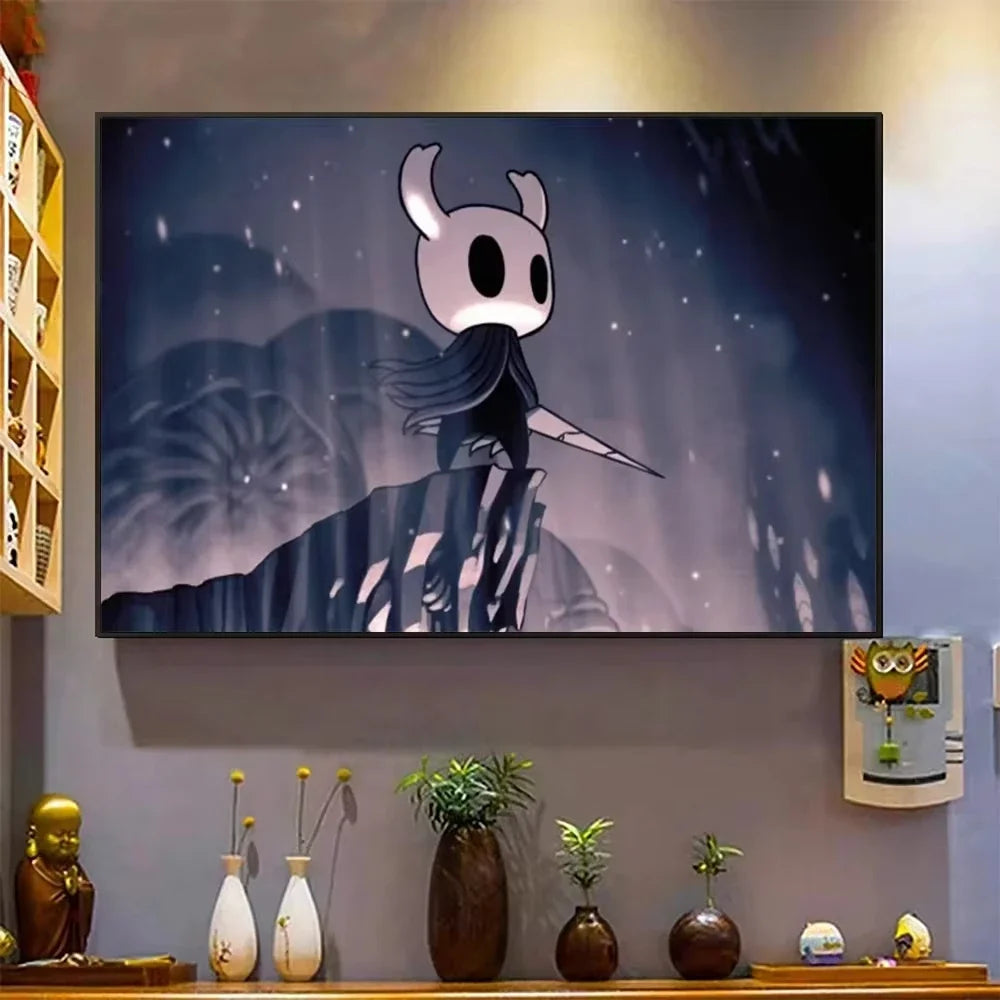 Hollow Knight Hallownest Map HD Canvas Poster | Wall Art