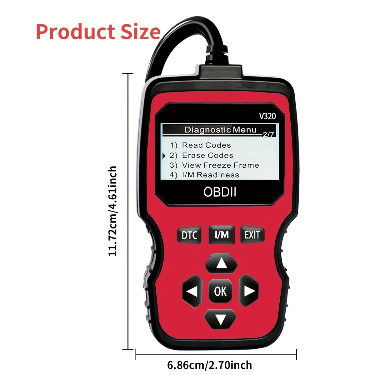 OBD2 Scanner Handheld Car Diagnostic Tool | Code Reader 2025