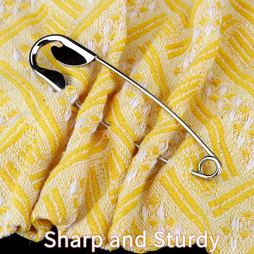 Large Stainless Steel Safety Pins 12.8cm – DIY Sewing & Laundry
