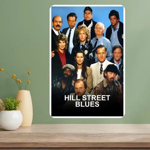 Hill Street Blues Classic TV Show Metal Poster Sign