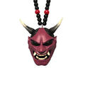 Japanese Oni Hannya Kabuto Helmet Car Mirror Charm Pendant