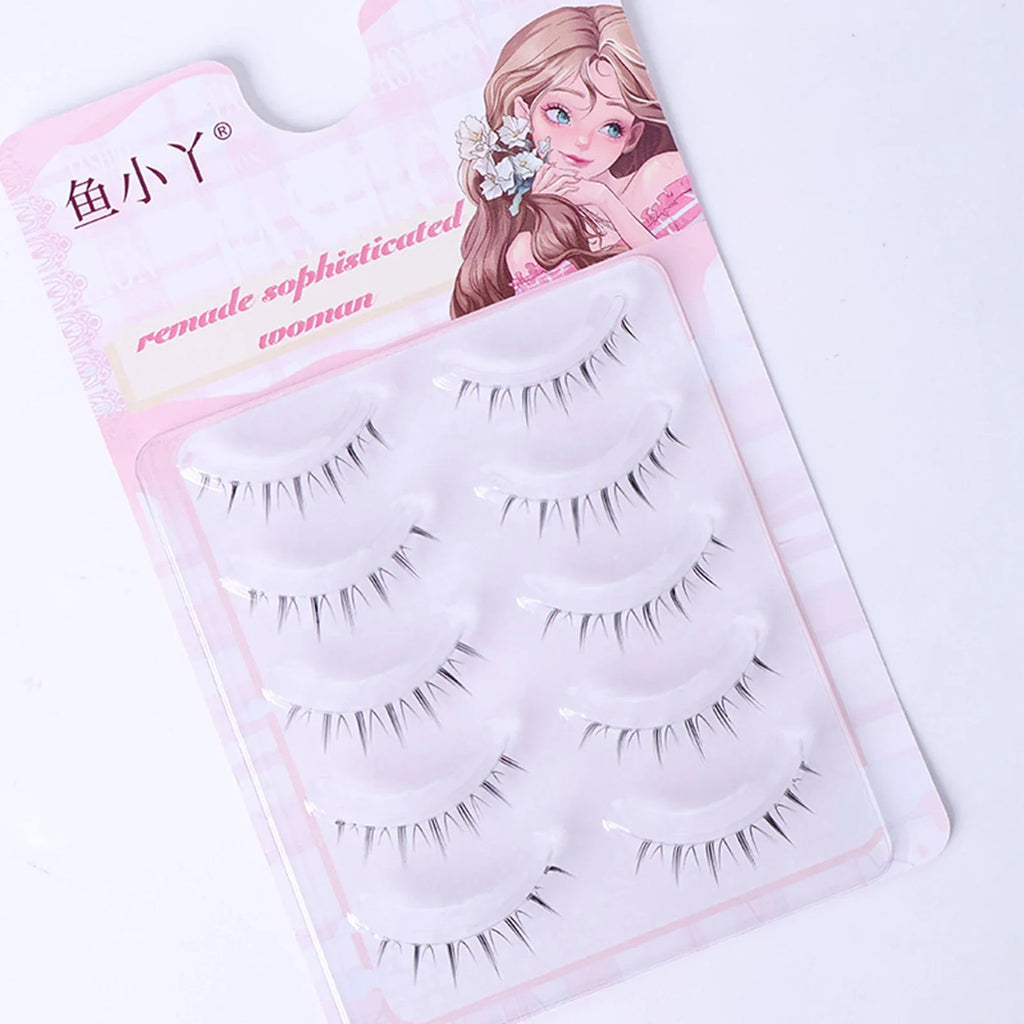 Manga Little Devil False Lower Eyelashes 5 Pairs | C Curl DIY