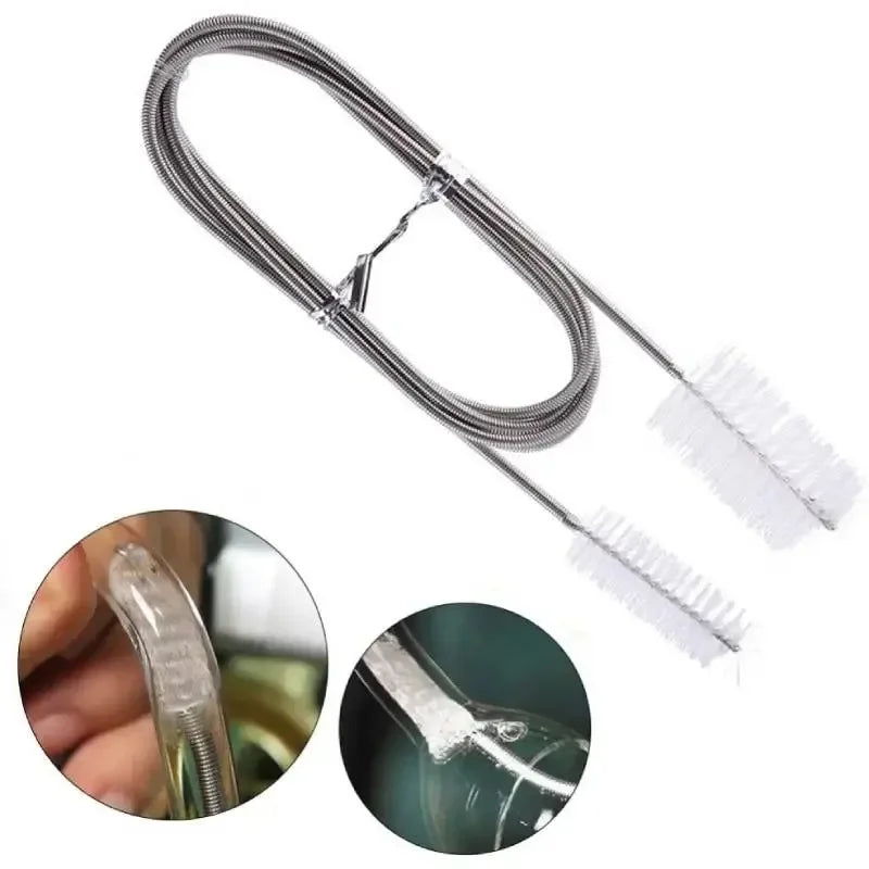 Aquarium Hose Cleaning Brush – Flexible Stainless Steel 45/90cm