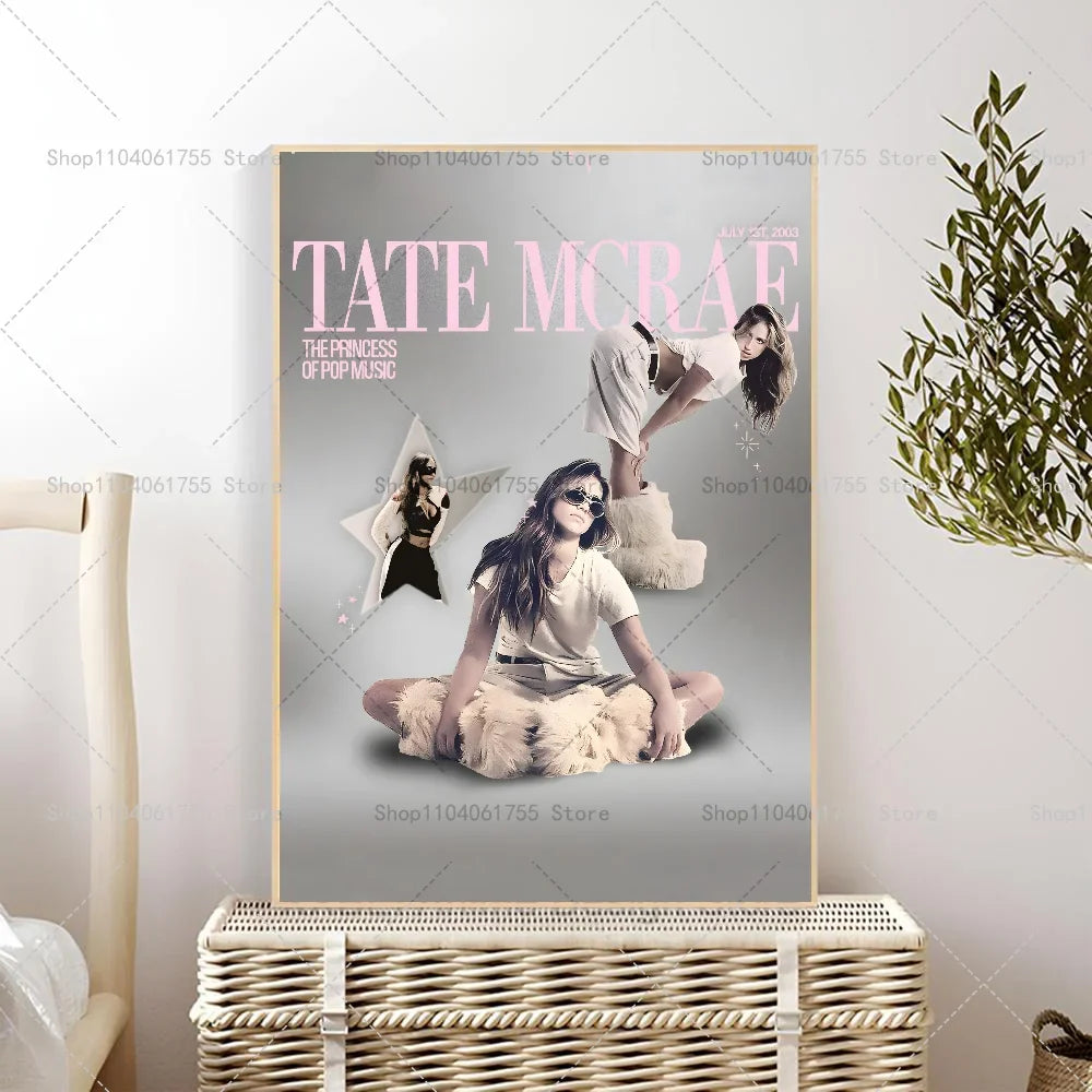 Tate McRae Poster – Waterproof Self-Adhesive Wall Art Print