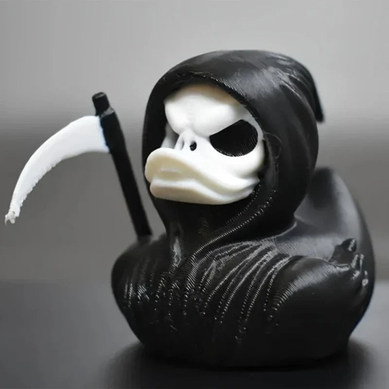 Grim Reaper Duck 3D Printed Scary Death Statue Suitable Home