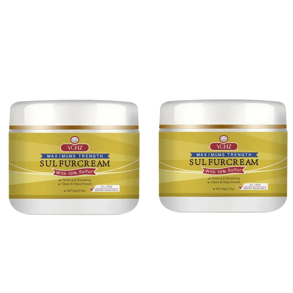 YCHZ Sulfur Face Cream – Brightening & Moisturizing | 60g