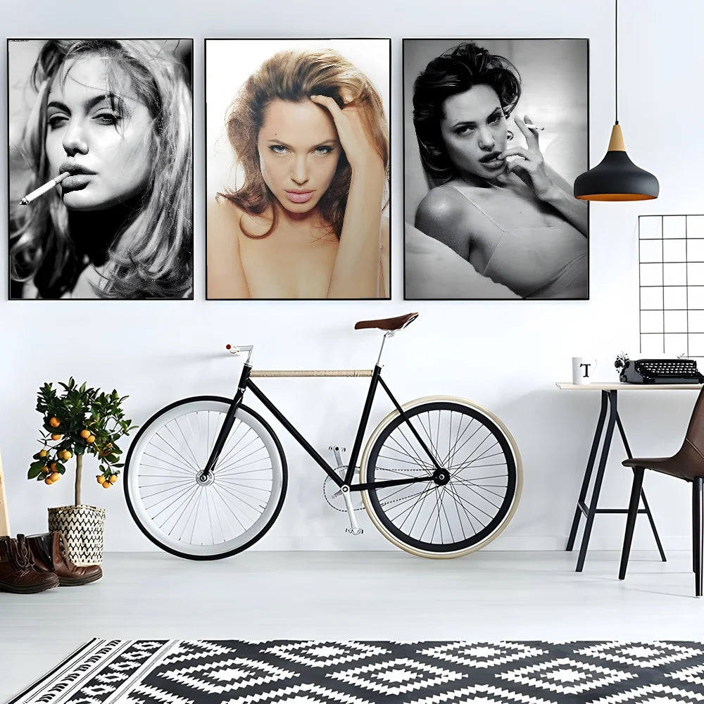 Angelina Jolie HD Poster – Waterproof PVC Wall Art Decor