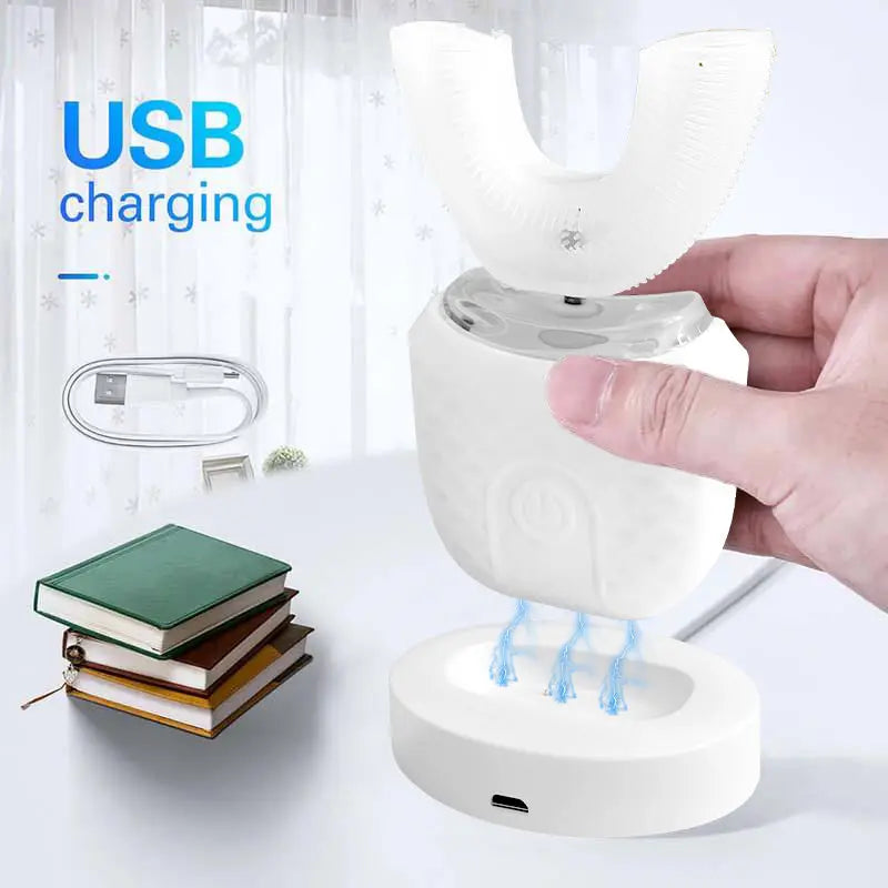 U-Shaped Ultrasonic Electric Toothbrush | IPX7 Whitening