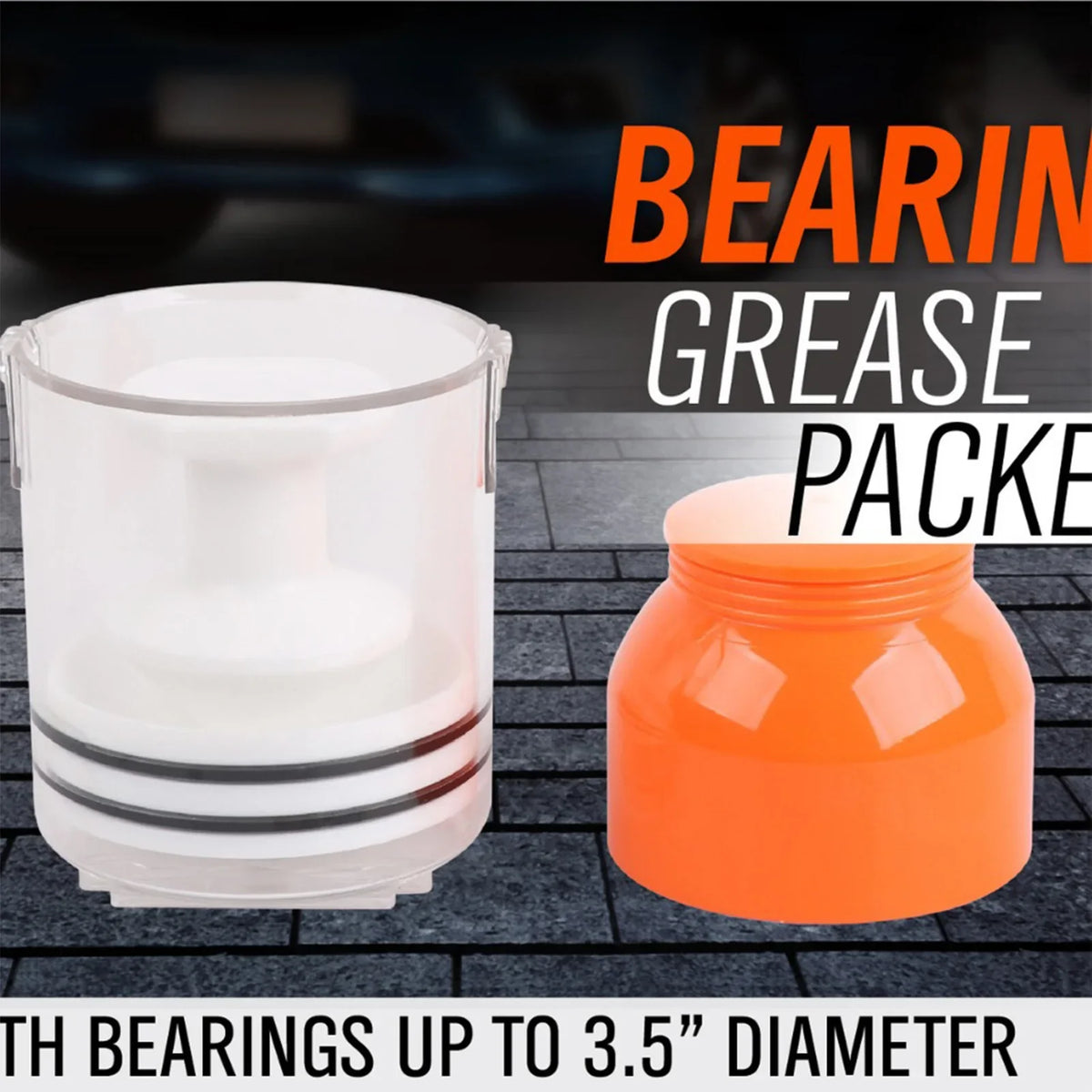 Wheel Bearing Grease Packer Tool with Dust Cover | Automotive