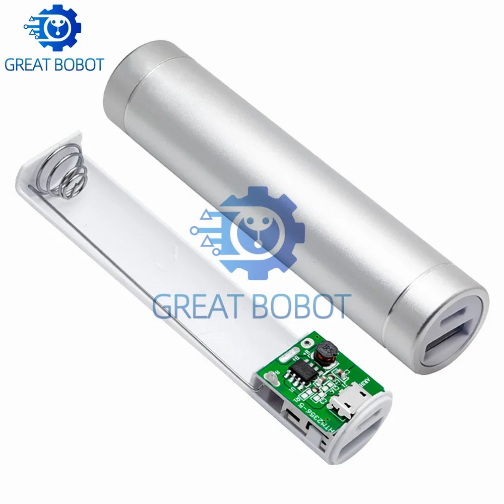 Metal Power Bank DIY Kit – 18650 Battery & USB Charger