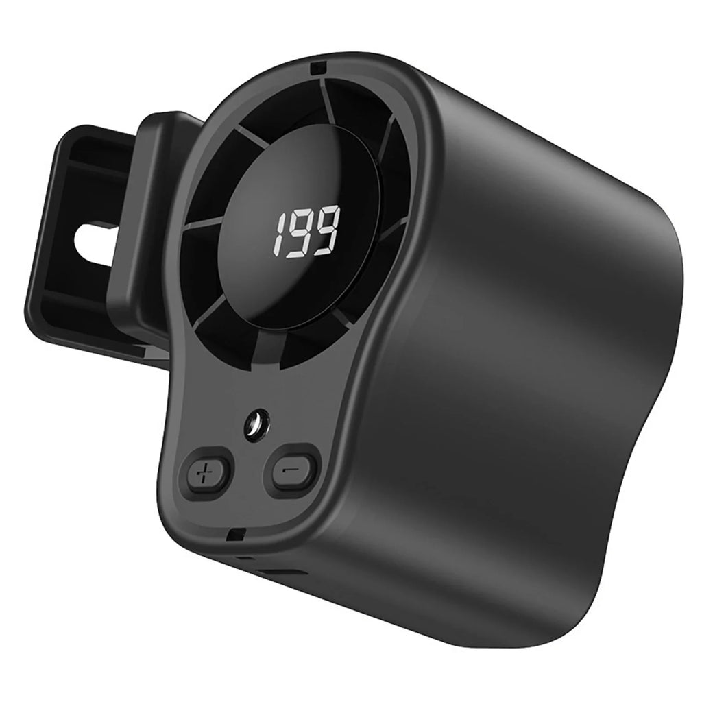 Car Clip Fan 199 Speeds 360 Rotation Rechargeable Wearable Belt Waist
