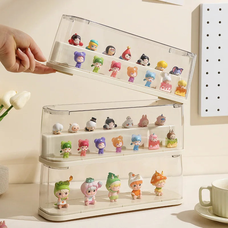 Acrylic Wall-Mounted Display Cabinet | Collectible Toy Shelf