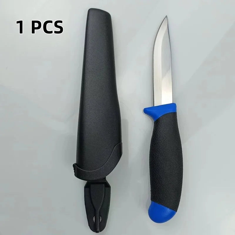 Professional Stainless Steel Cleaver Knife – Non-Slip Handle